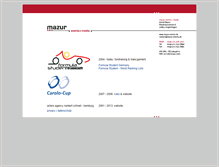 Tablet Screenshot of mazur-events.de